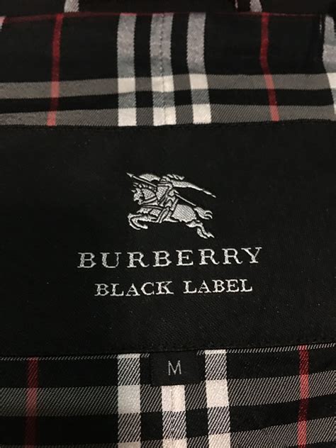 black label burberry
